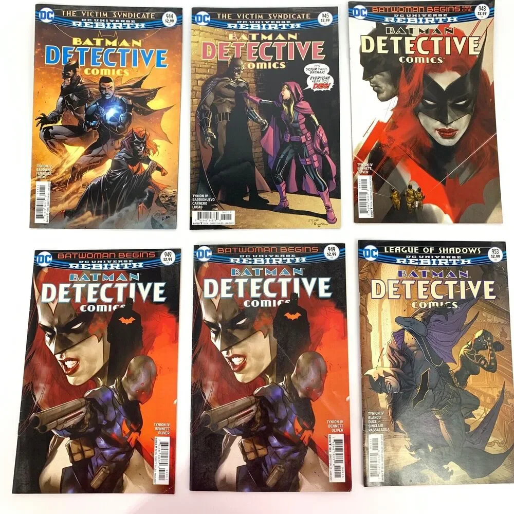 Batman Batwoman REBIRTH Batman Detective Comics DC Universe lot of 12